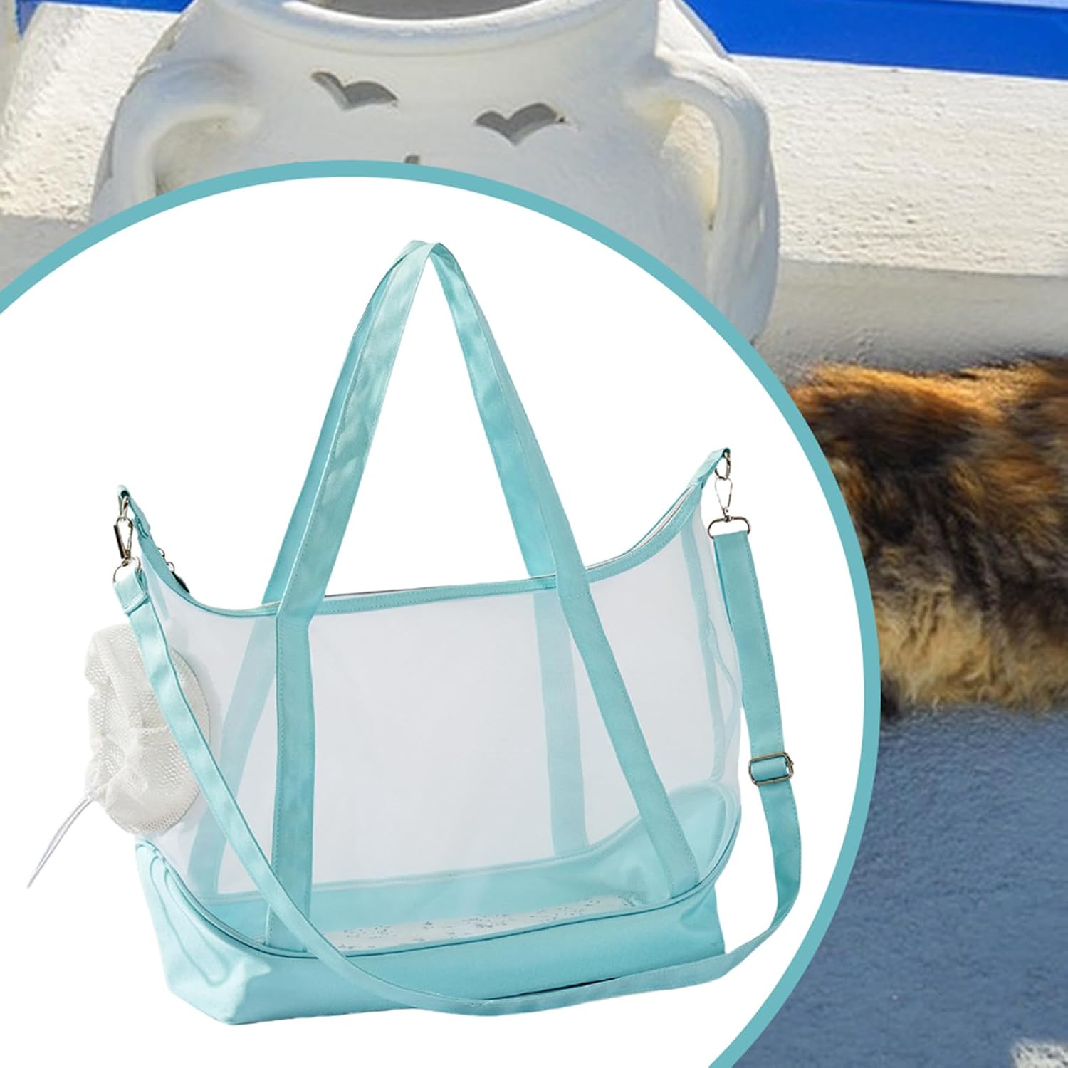 Pet Carrier for Cat - Animals Storage Transport Tote - Travel Cat Carrier Shoulder Bag | for Travel Hiking Commuting Camping Picnic Short Trips Men Women Adults Teens