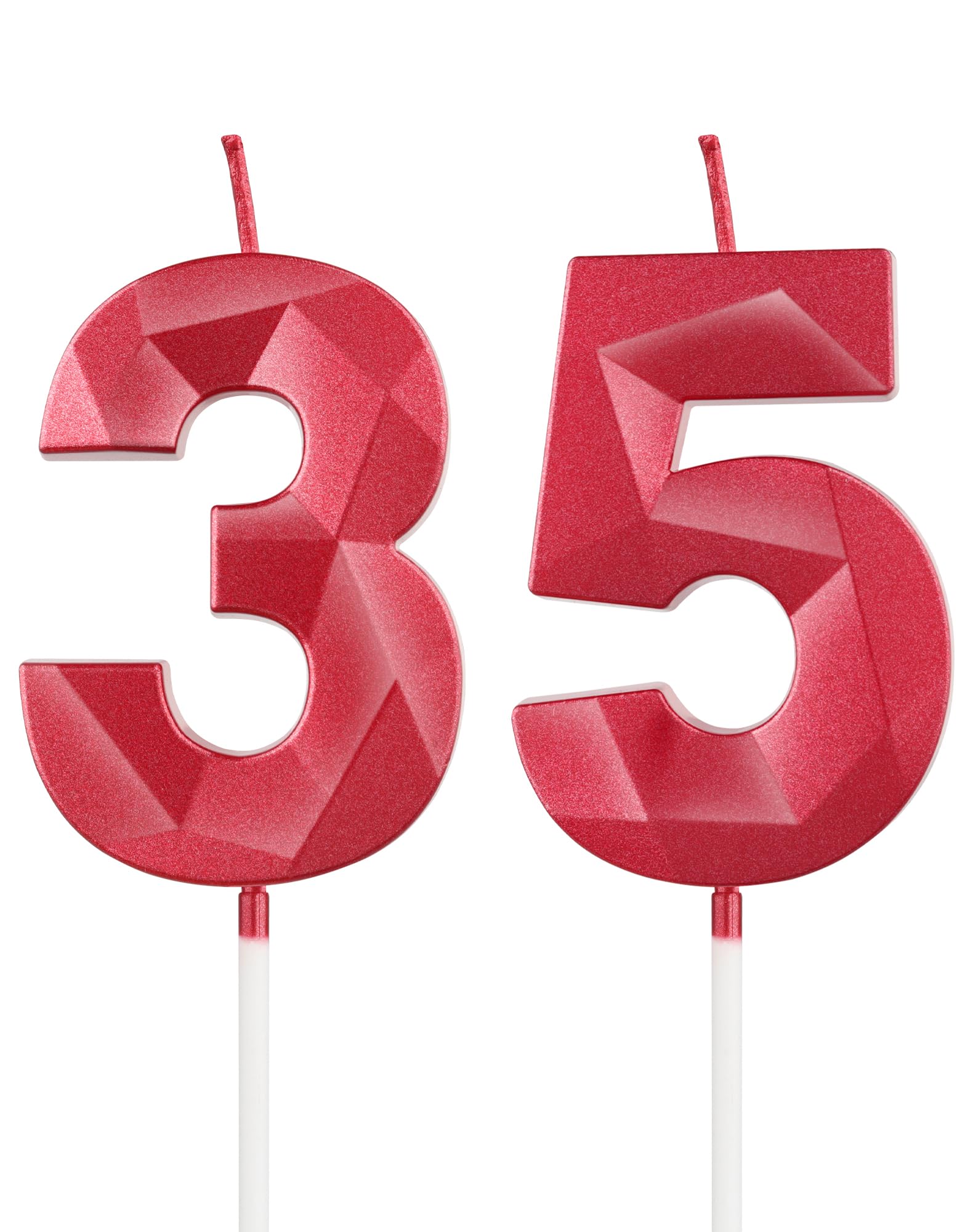 Royal Blue 13th Birthday Candles, 3D Number 13 Candle for Cake, Boy Girl 13th Birthday Decorations,Sapphire Candle Topper Blue Cake Decorations for Birthday Party Wedding Anniversary Supplies — view 366