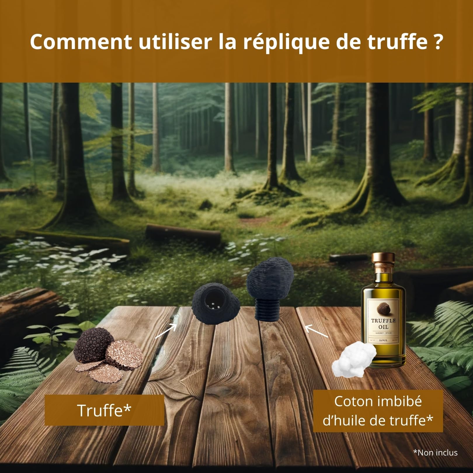 Réplique de Truffe en Plastique pour Races Taille Moyenne à Grande - Kit Dressage Chien Truffier Compatible Huiles Essentielles Entraînement Efficace Cavage Jeu