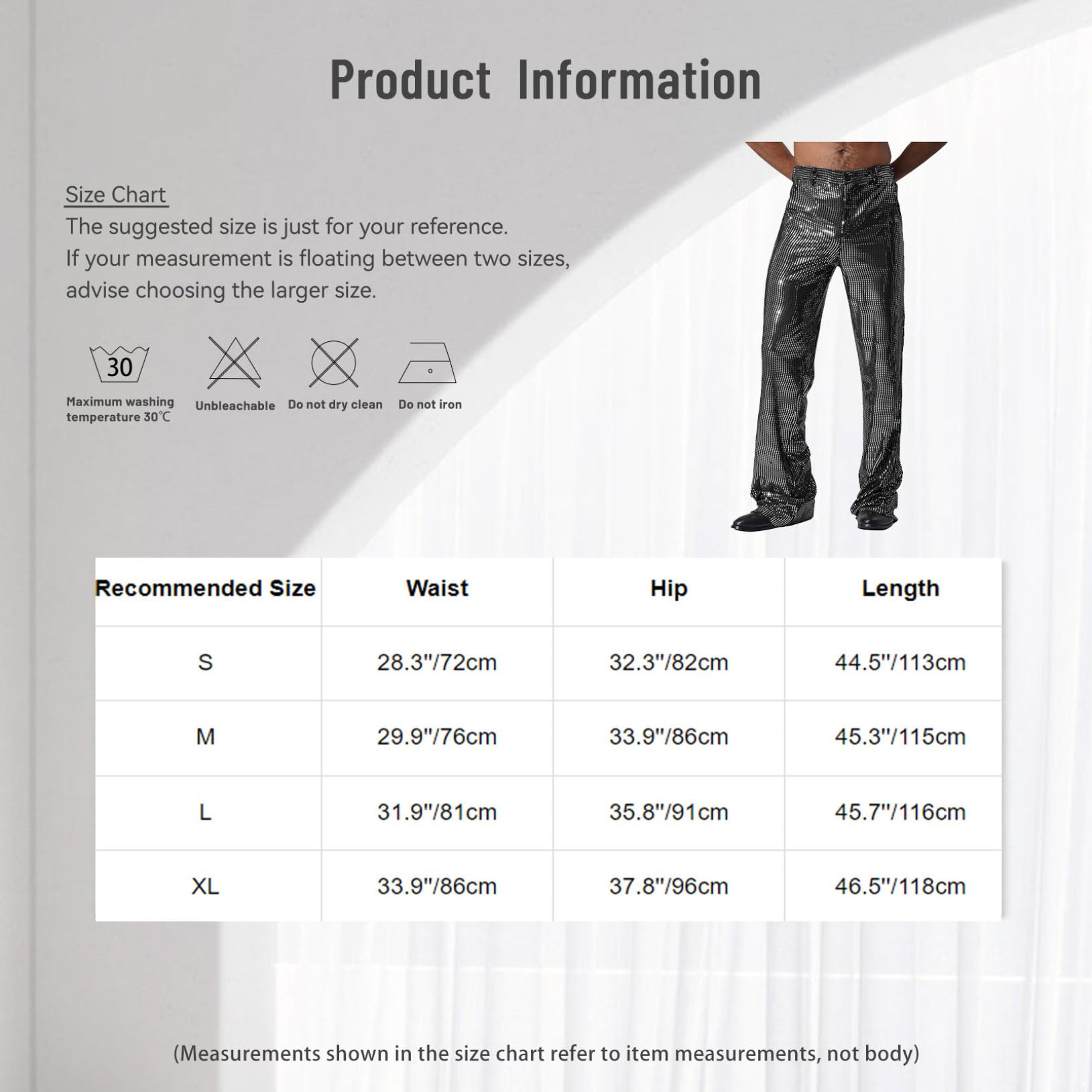 Choomomo Pantalones retro años 70 80 para hombre, brillantes, jazz, baile escénico
