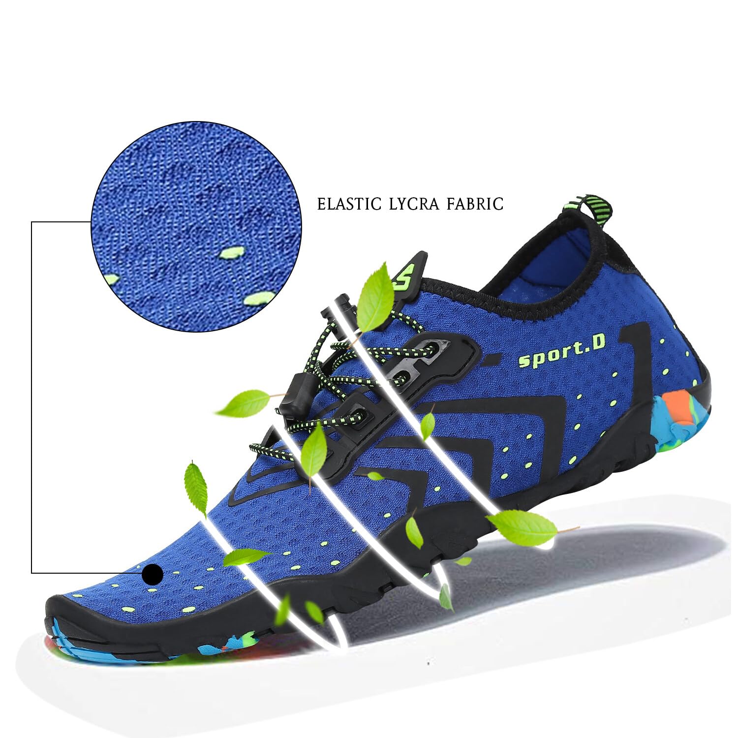 SAGUARO Scarpe da Scoglio Uomo Scarpette da Scoglio Donna Scarpe Mare Antiscivolo Scarpette Mare Scarpe Acqua Asciugatura Rapida Scarpe per Spiaggia Immersione Surf, Gr.35-48 EU