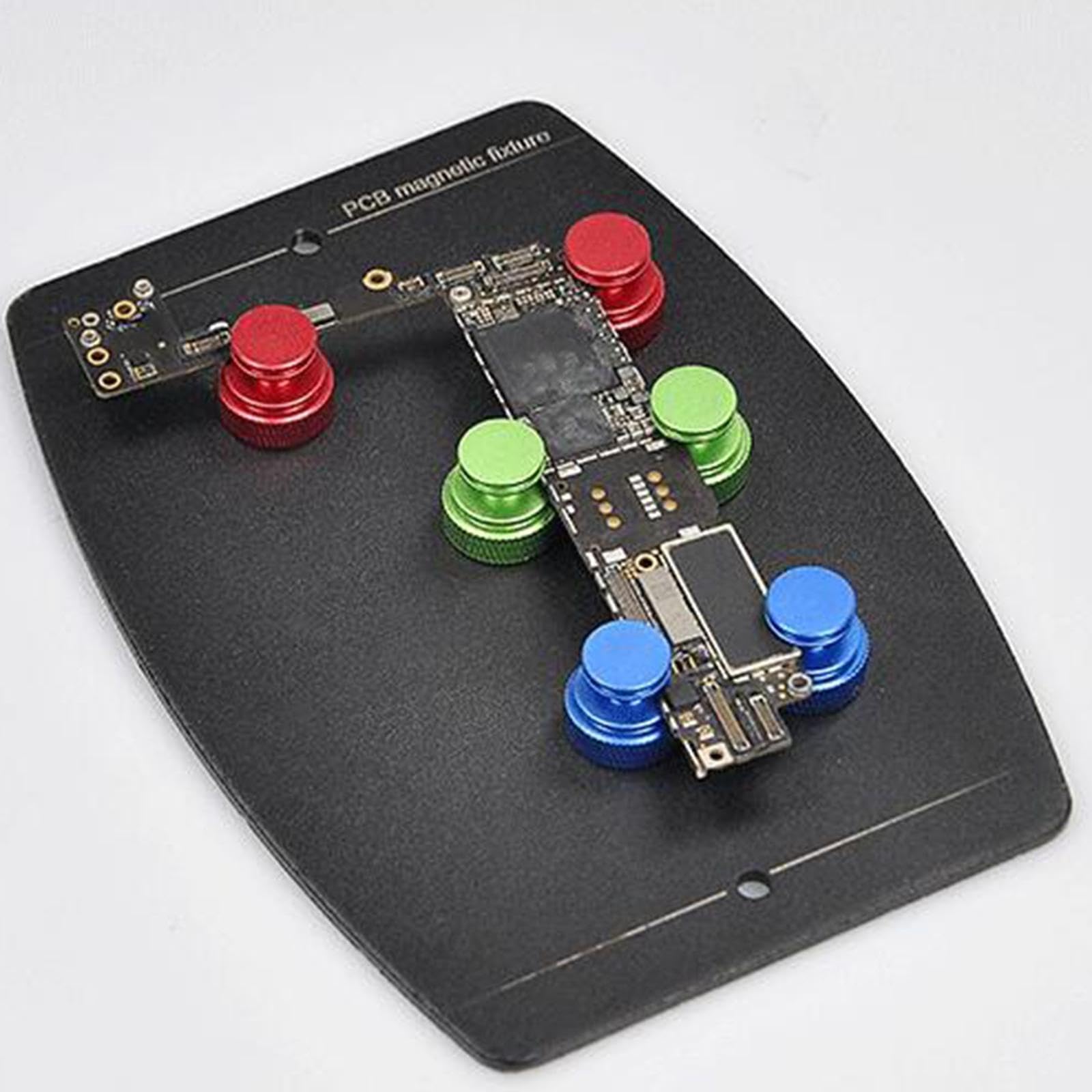 6X Magnetic PCB Fixture Pins Steel Plate PCB Clamps Stable PCB Fixture Stand-picture-24