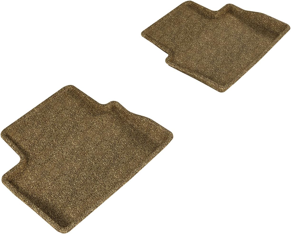 3D MAXpider Custom Fit CLASSIC Floor Mat (TAN) for 2013-2015 CHEVROLET MALIBU - 1ST ROW