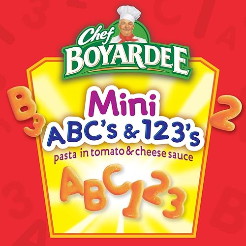 Miniatura 4 de Chef Boyardee Mini ABC y 123 con albóndigas 15 onzas paquete de 4