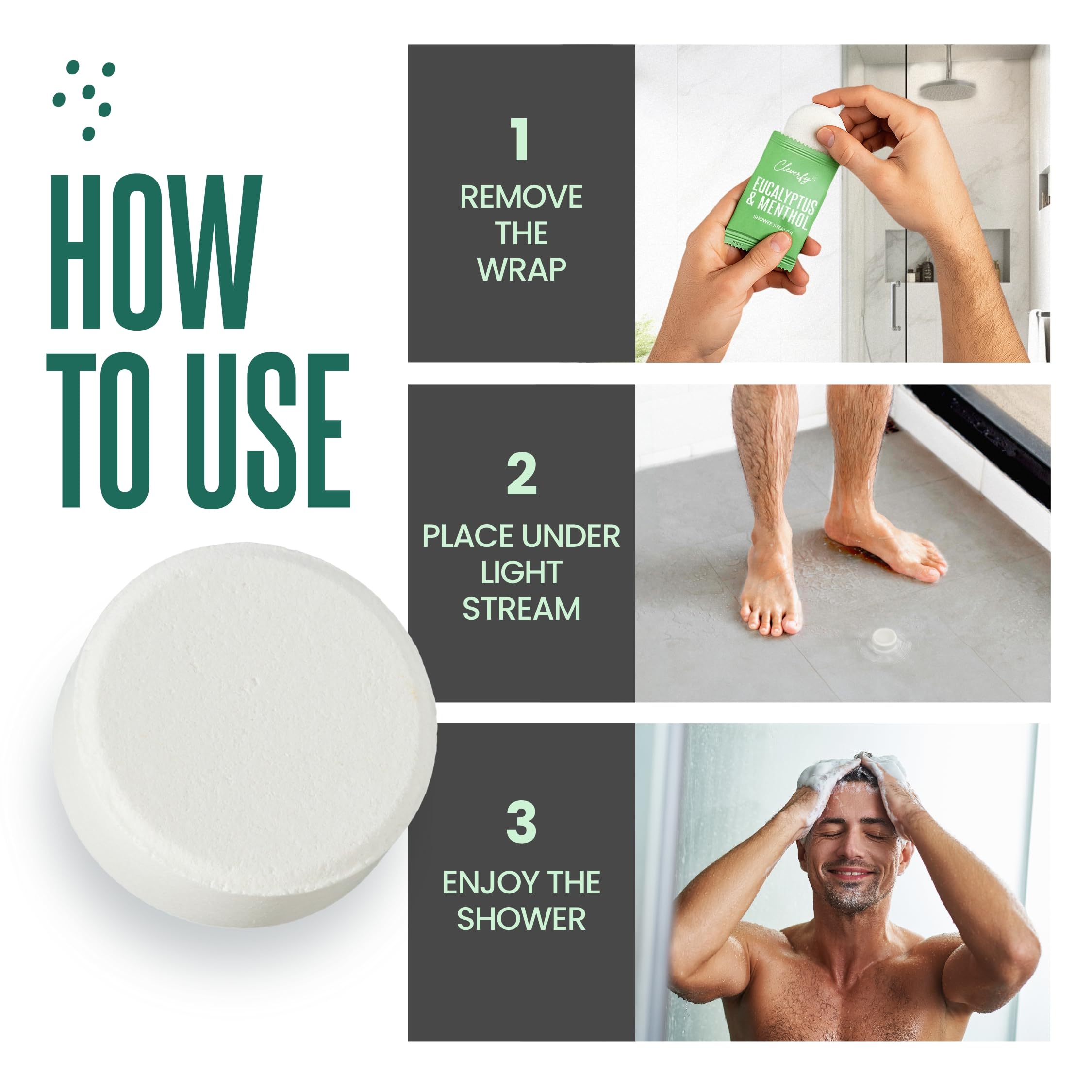 Cleverfy Shower Steamers Aromatherapy - Valentines Day Gifts for Him, Her, Husband, Boyfriend,Teen Girls and Boys - Valentines Gifts for Him, Her, Men and Women- 6 Tablets