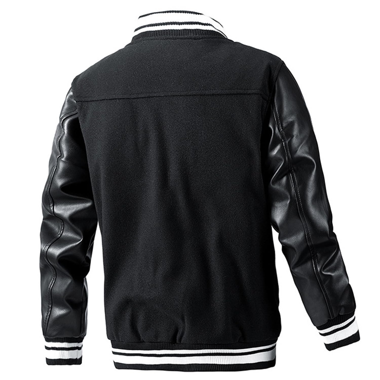 Chaqueta universitaria masculina béisbol chaqueta bombardera liviana