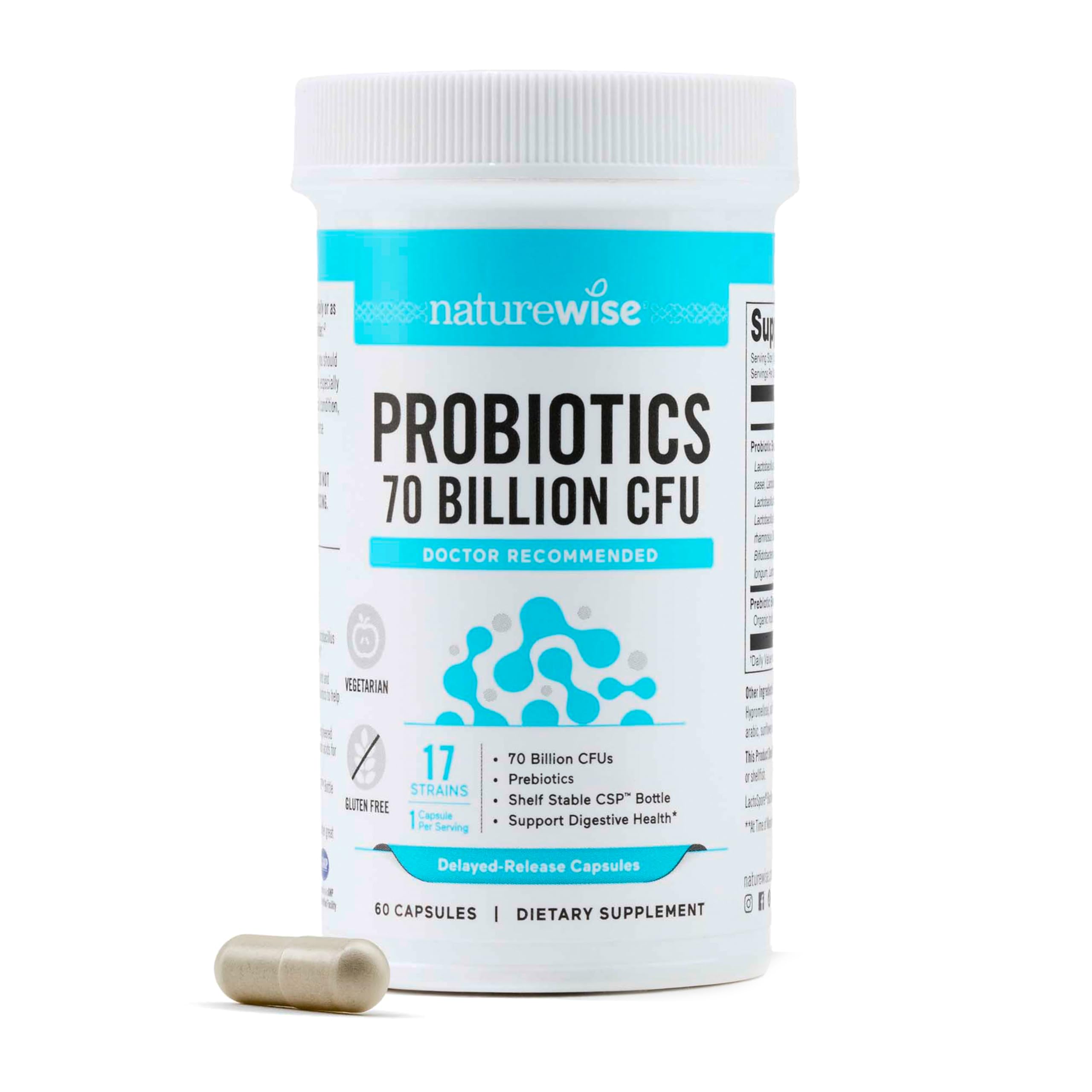 NatureWise Probiotics 70 Billion CFU