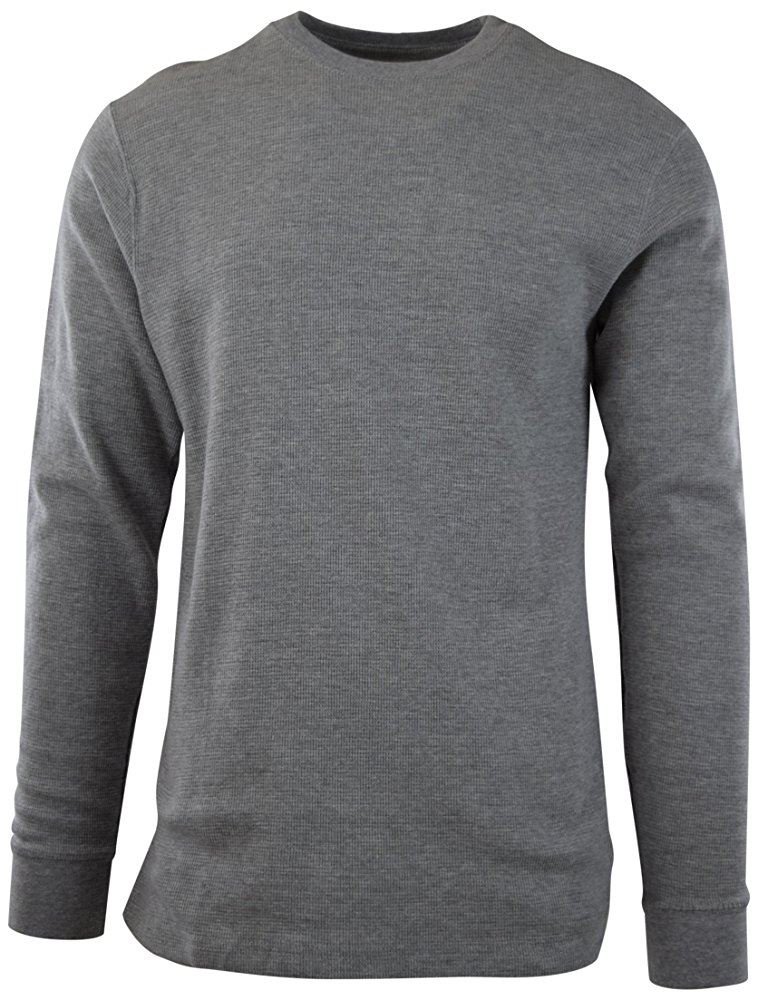 Byn Dynasty Men's Light Weight Waffle Pattern Thermal T-Shirt Long Sleeve
