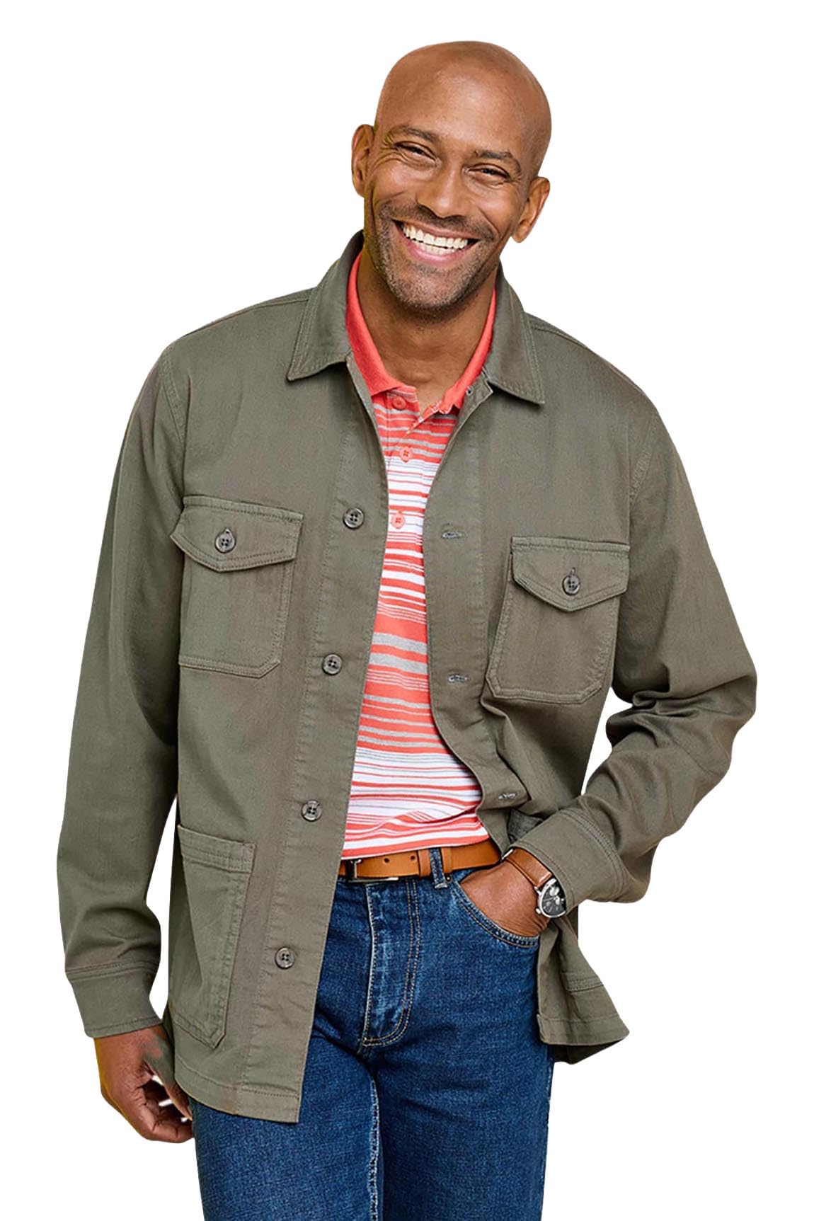 Pegasus - Men's Jacket - Cotton - Khaki - 2XL