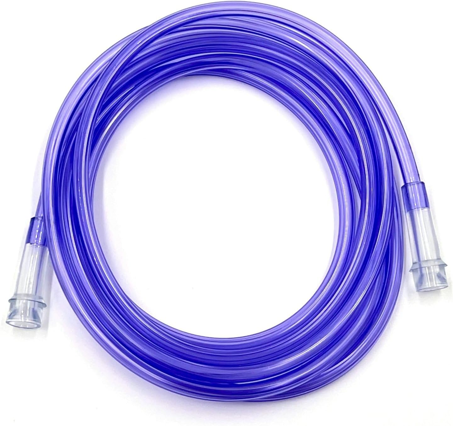 ResOne 25Ft Purple Oxygen Supply Tubing, Crush Resistant, Standard Connectors