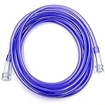 ResOne 7Ft Oxygen Supply Tubing, Crush Resistant, Standard Connectors for Nasal Cannulas, Cannula Nasal Tubing, Oxygen Concentrator - Purple