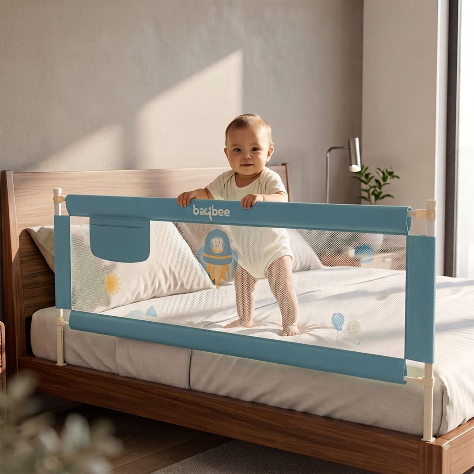 Baby Bed Rail Guard - Safe Sleep for Toddlers -13