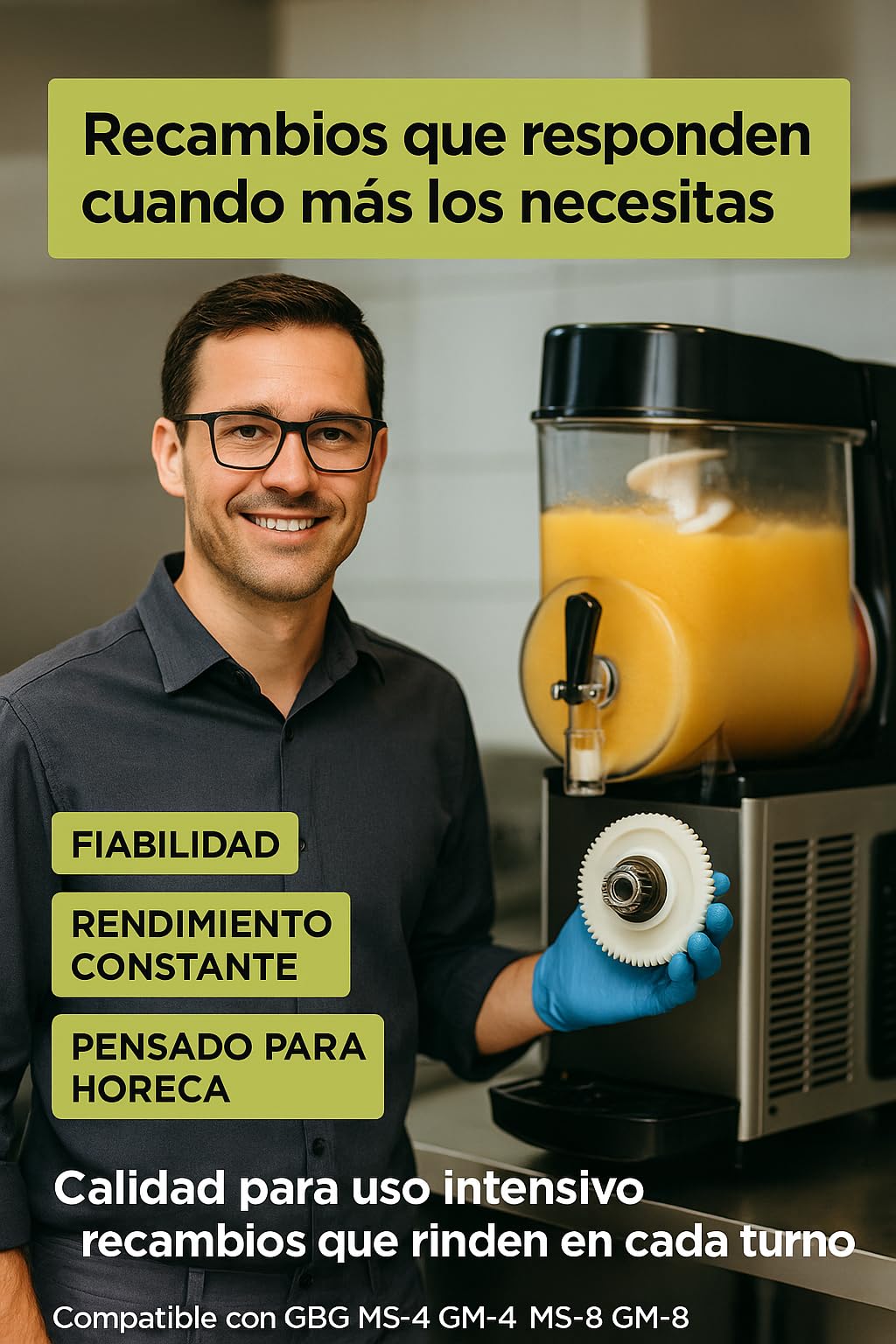 cubetasgastronorm – Piñon motore riduttore granizadora SPM ø495 mm – 9 gsn1019