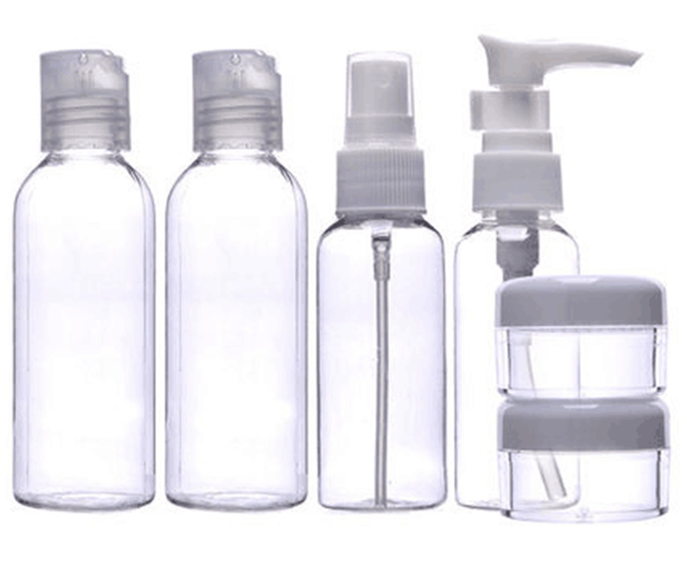 MEISHINE® Professional 6 in 1 Travel Bottle Set Reise Flaschen Set mit Tasche Kosmetik
