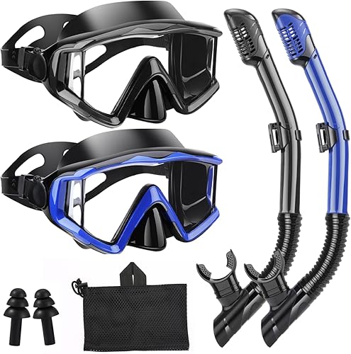 Miniatura 9 de Aqua A Dive Sports Equipo de esnórquel, máscara de buceo, máscara de buceo, equipo de esnórquel, gafas de natación, juego de esnórquel, máscara de