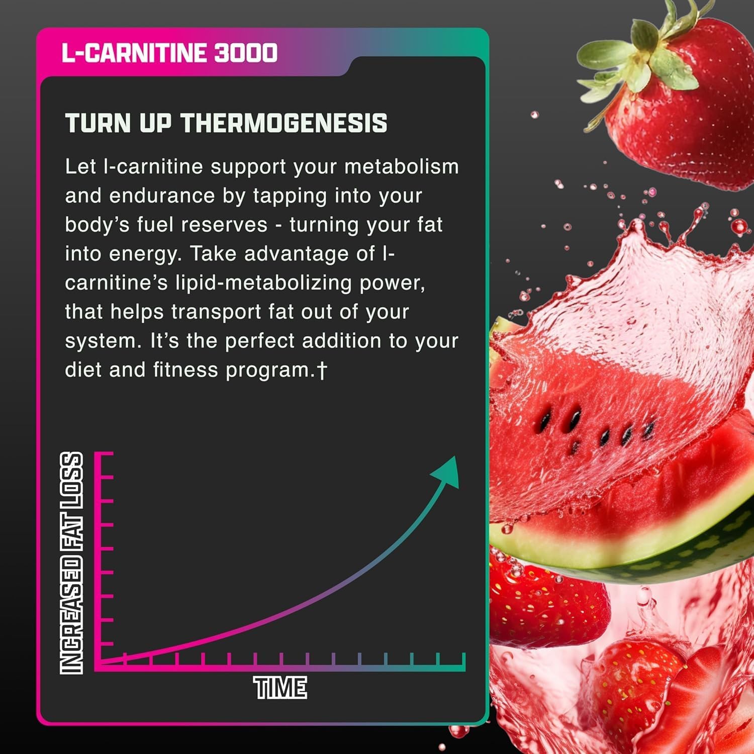 Nutrex Research Liquid Carnitine 3000 | (Strawberry Watermelon) | Premium L Carnitine Liquid, Stimulant Free 31 Servings - Image 5