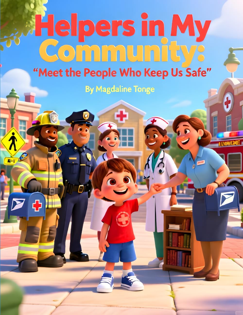 Helpers in My Community: Meet the People Who Keep Us Safe: community helpers book, people who help us for kids, children’s book about heroes, safety ... community helpers, real-life heroes for kids