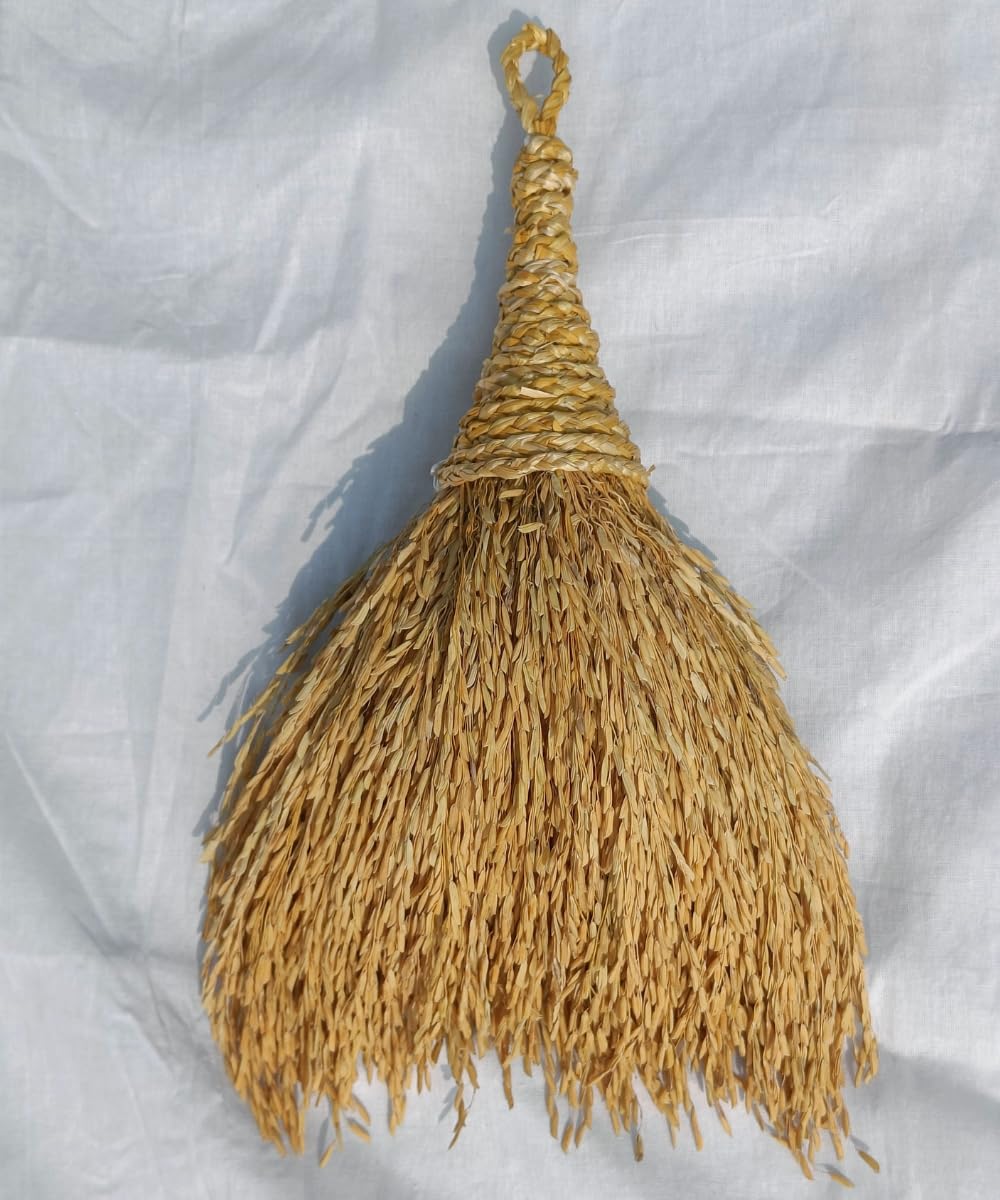 Handmade Dried Paddy Bunch | Traditional Rice Ear Hanging Decor | Natural Paddy Craft for Home & Puja Decoration-image-10