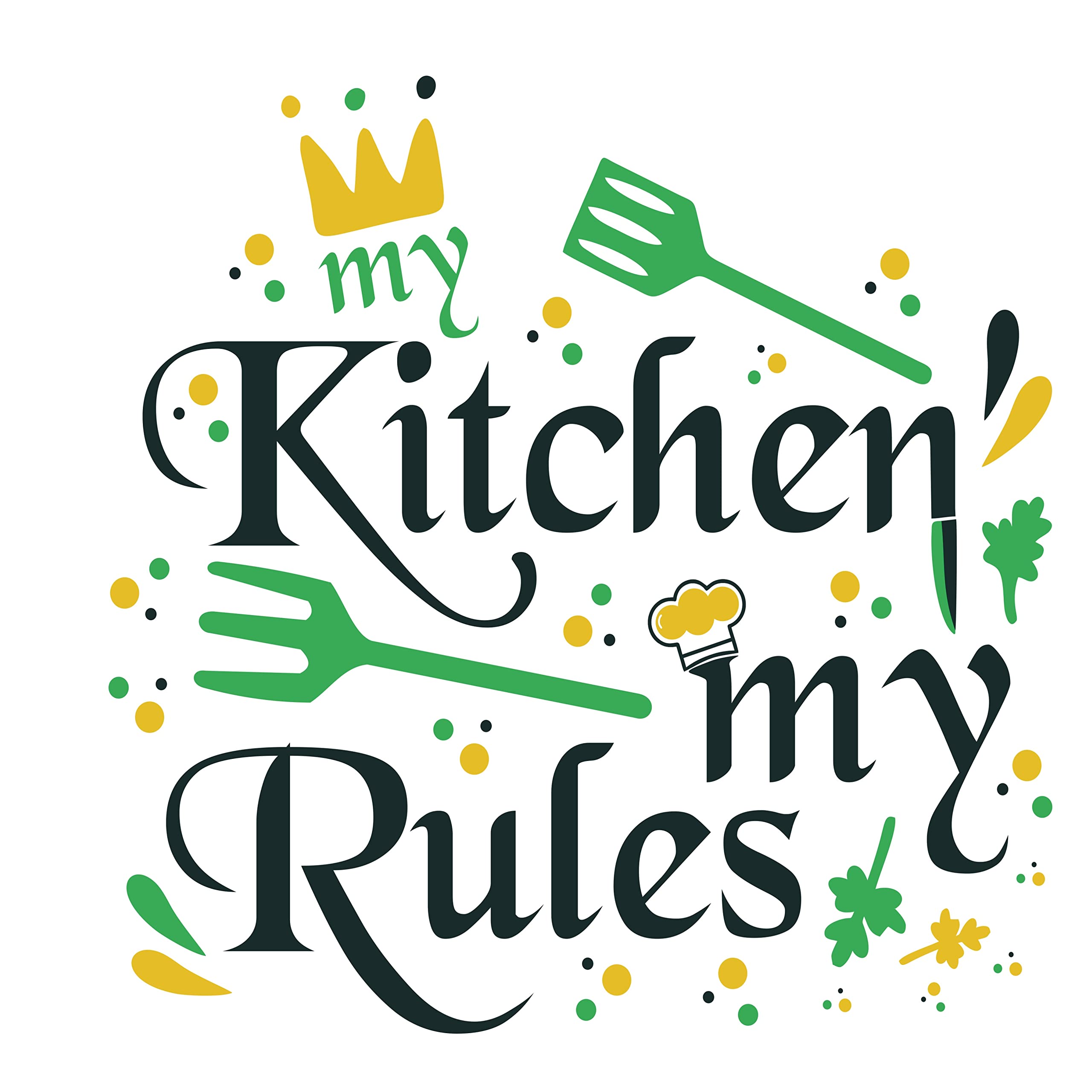 My Kitchen My Rules Wall Stickers for Your Kitchen-image-28