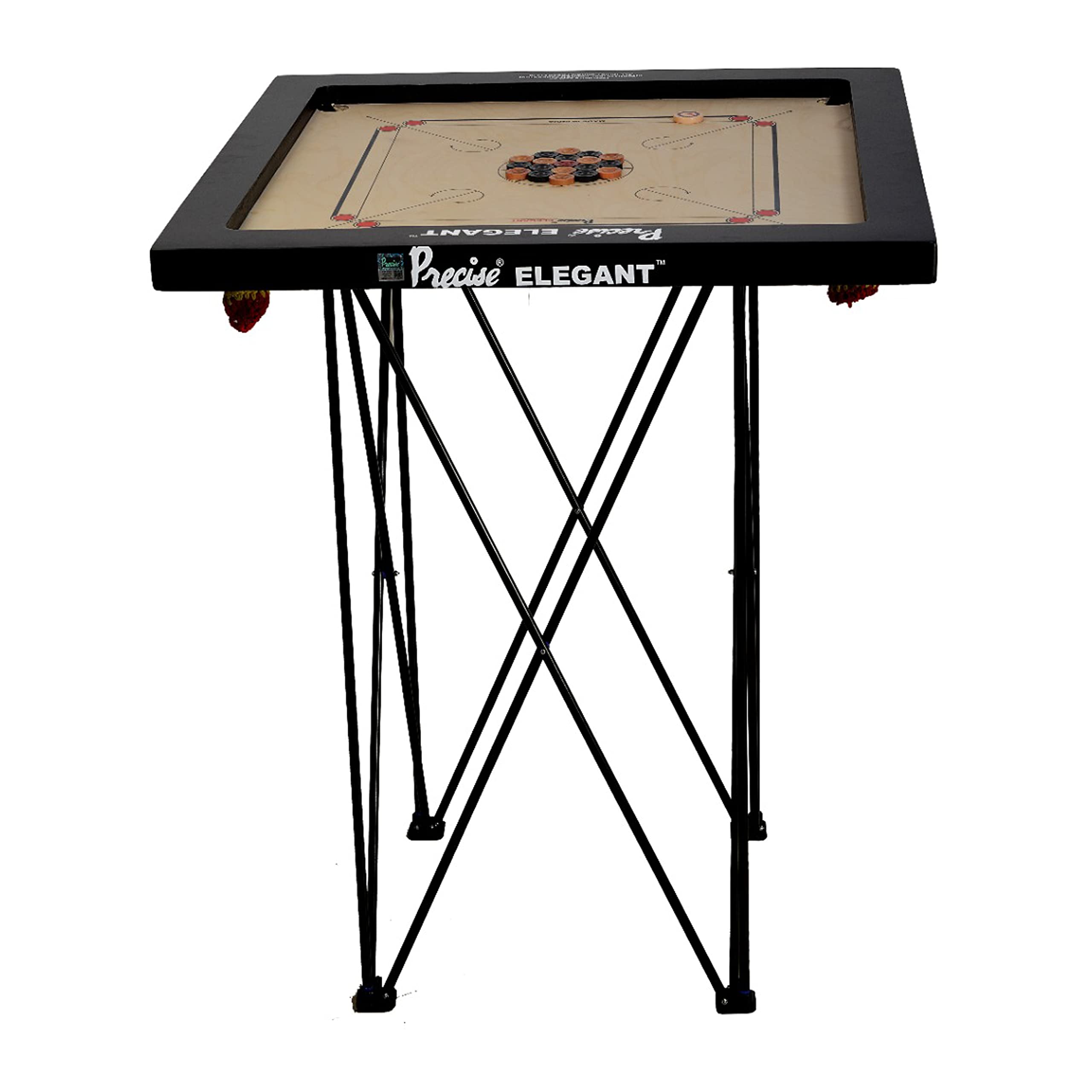 Precise Carrom – Pieghevole – Altezza 1 metro unico e speciale – produttore campione del mondo – senza tavola