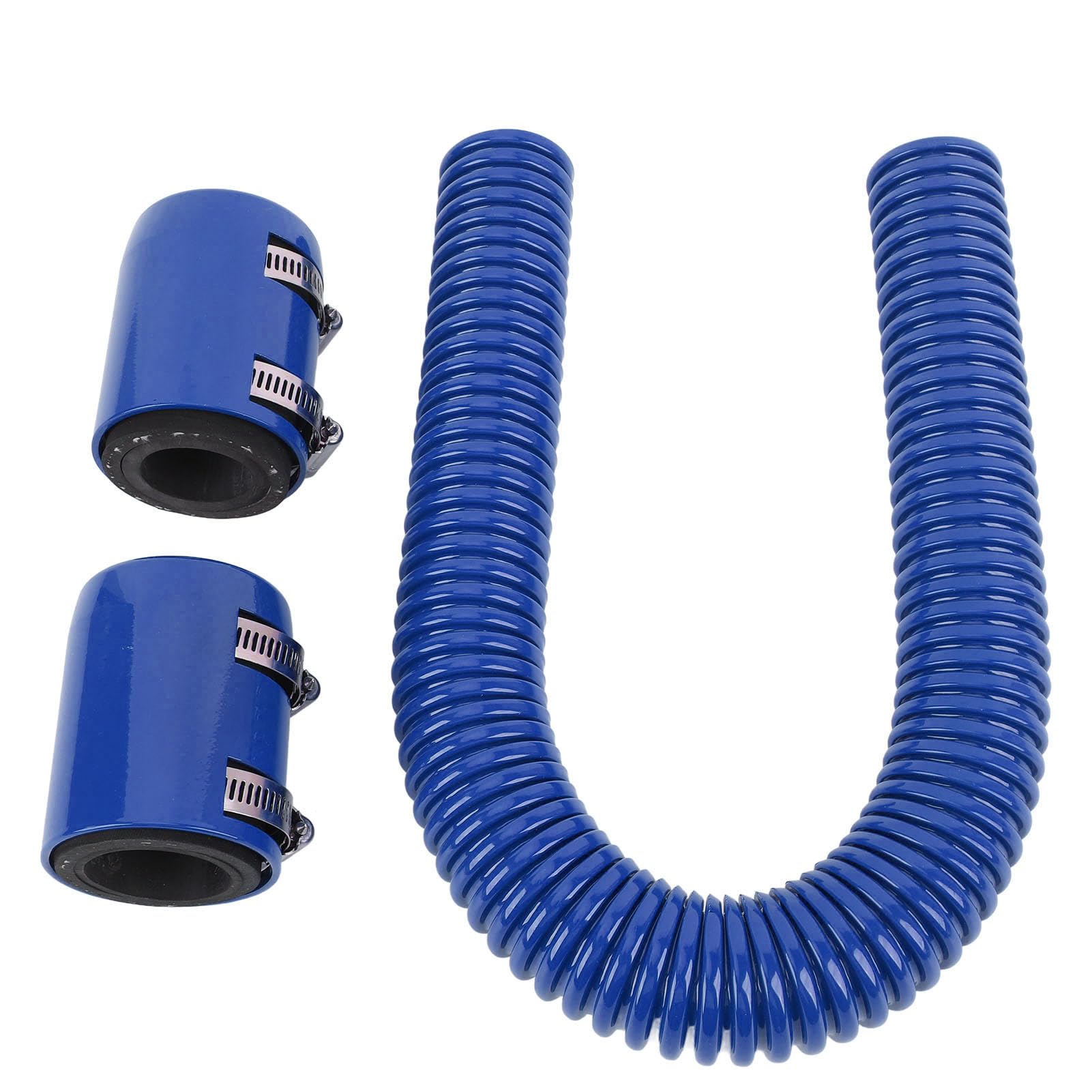 VGEBY Kit Tubo Flessibile del Liquido di Raffreddamento del Radiatore da 24 Pollici Kit Tubo Flessibile del Liquido di Raffreddamento del Radiatore in Acciaio Inossidabile con Morsetti Regolabili