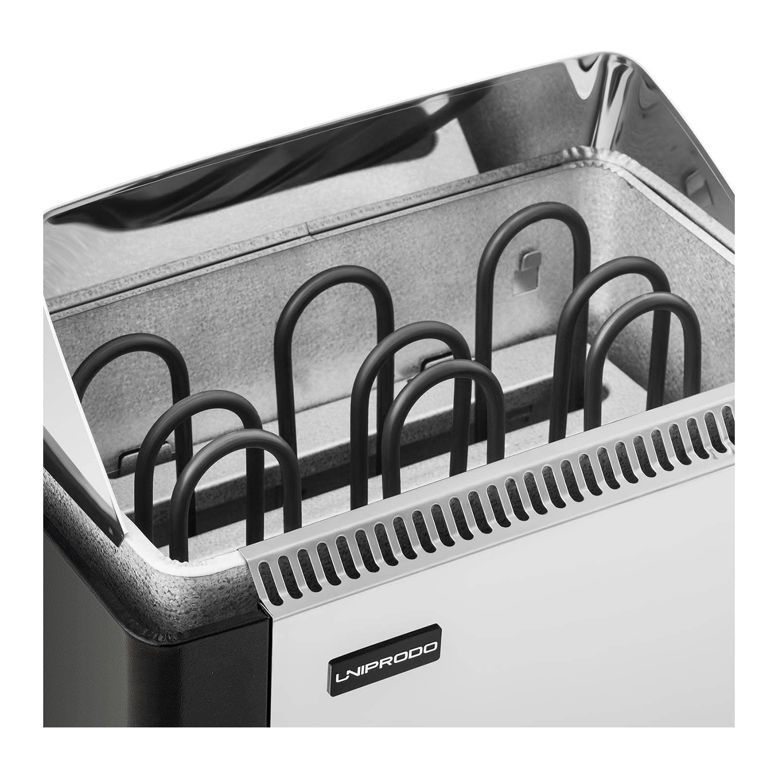 UNI_SAUNA_S4.5KW - Estufa para sauna (4,5 kW, 30 hasta 110 °C, incluye control de protección contra sobrecalentamiento)