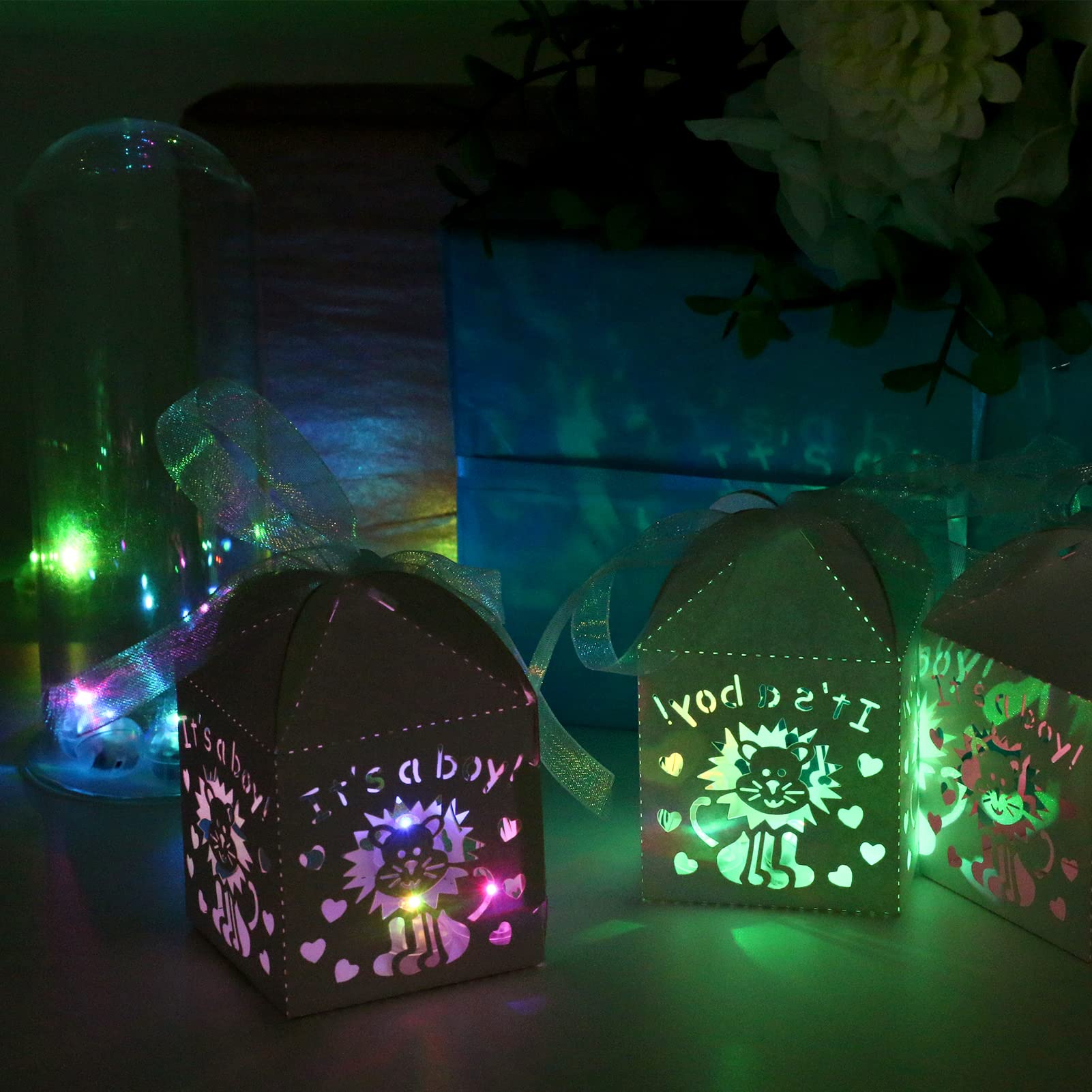 30 Stück LED Ballon Lichter Warmweiß - Batteriebetrieben & Wasserdicht