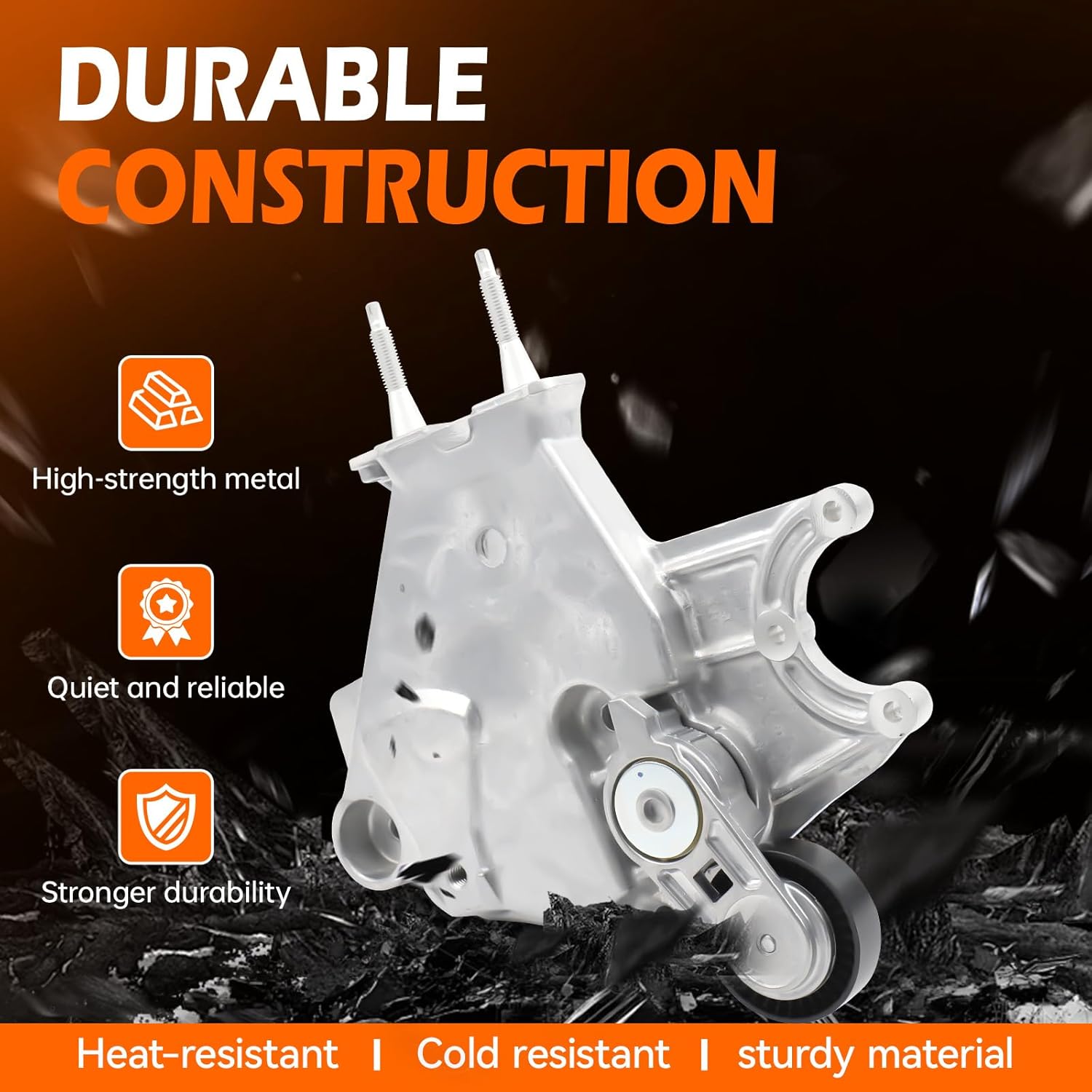 GAHA 04668364AD Belt Tensioner Assembly with Pully, Compatible for 2000-2002 Chrysler Neon/ 2000-2005 Dodge Neon/ 2000-2001 Plymouth Neon, Drive Belt Tensioner Pulley Replace# 38277