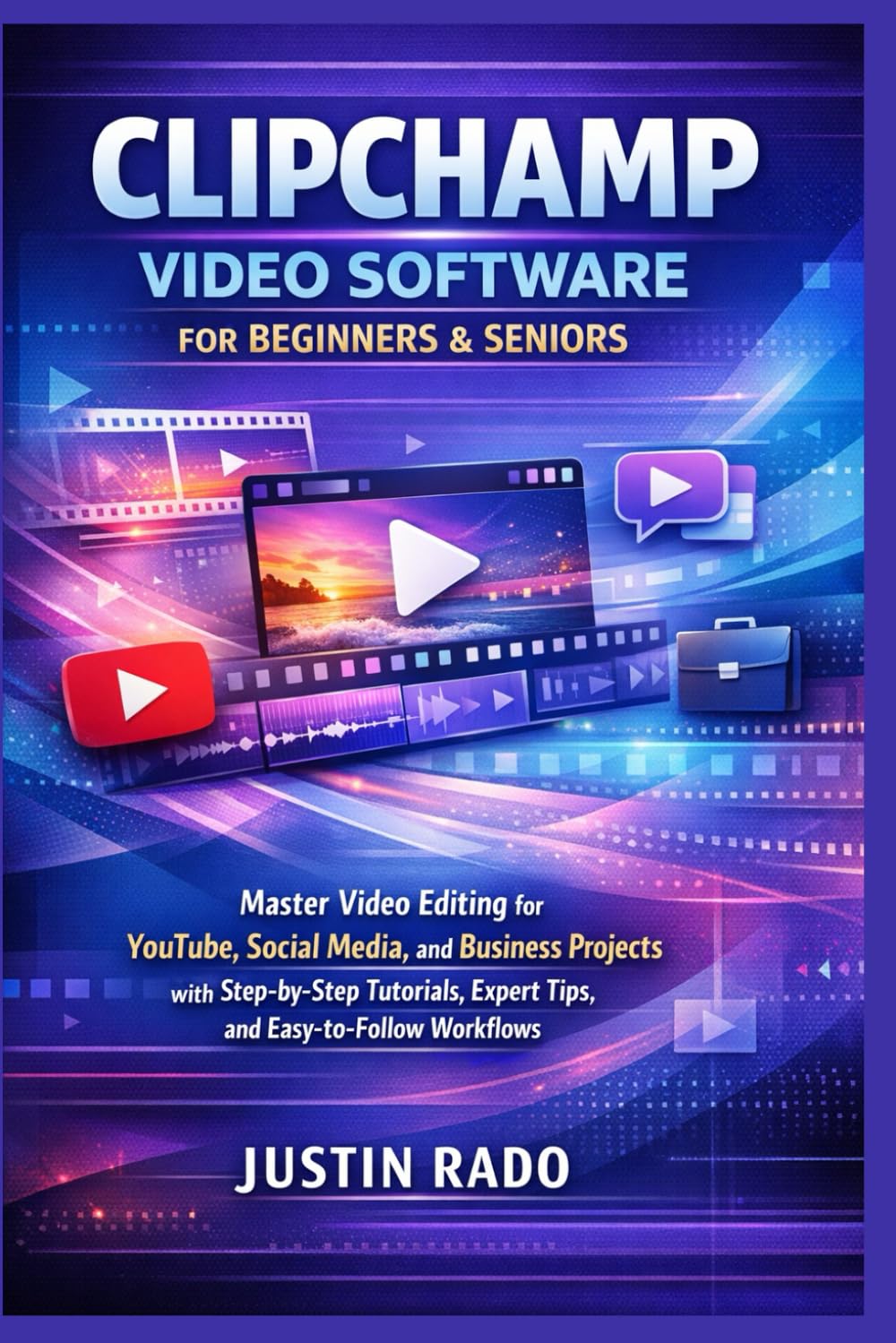 CLIPCHAMP VIDEO SOFTWARE FOR BEGINNERS & SENIORS: Master Video Editing for YouTube, Social Media, and Business Projects with Step-by-Step Tutorials, Expert Tips, and Easy-to-Follow Workflows