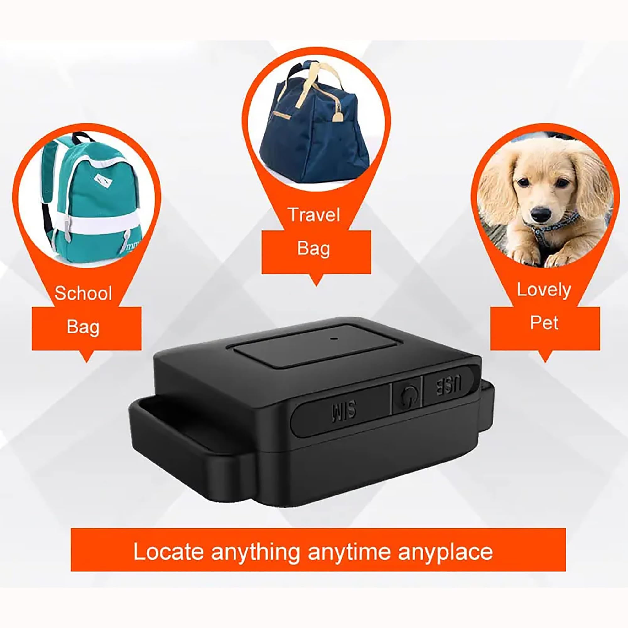 Sistema de valla inalámbrica para perros, impermeable, recargable, con GPS, para perros y gatos, contención eléctrica portátil con monitor de actividad, no necesita red celular