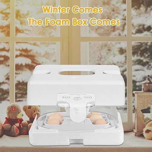 Miniatura 6 de Altrapow Incubadora de 16 huevos con giro automático de huevos, vela LED de huevos y control automático de temperatura, incubadoras para incubar