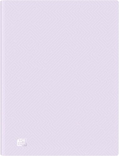 Oxford Urban, Carpeta de Fundas Plástico A4, 40 Fundas Transparentes, Color Malva Pastel