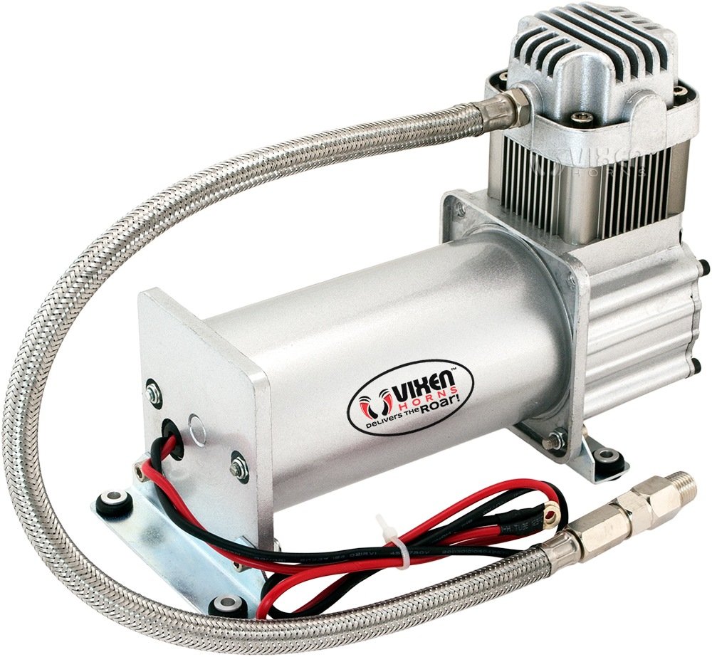 Vixen Horns Heavy Duty Onboard Air Compressor 150 PSI. Universal