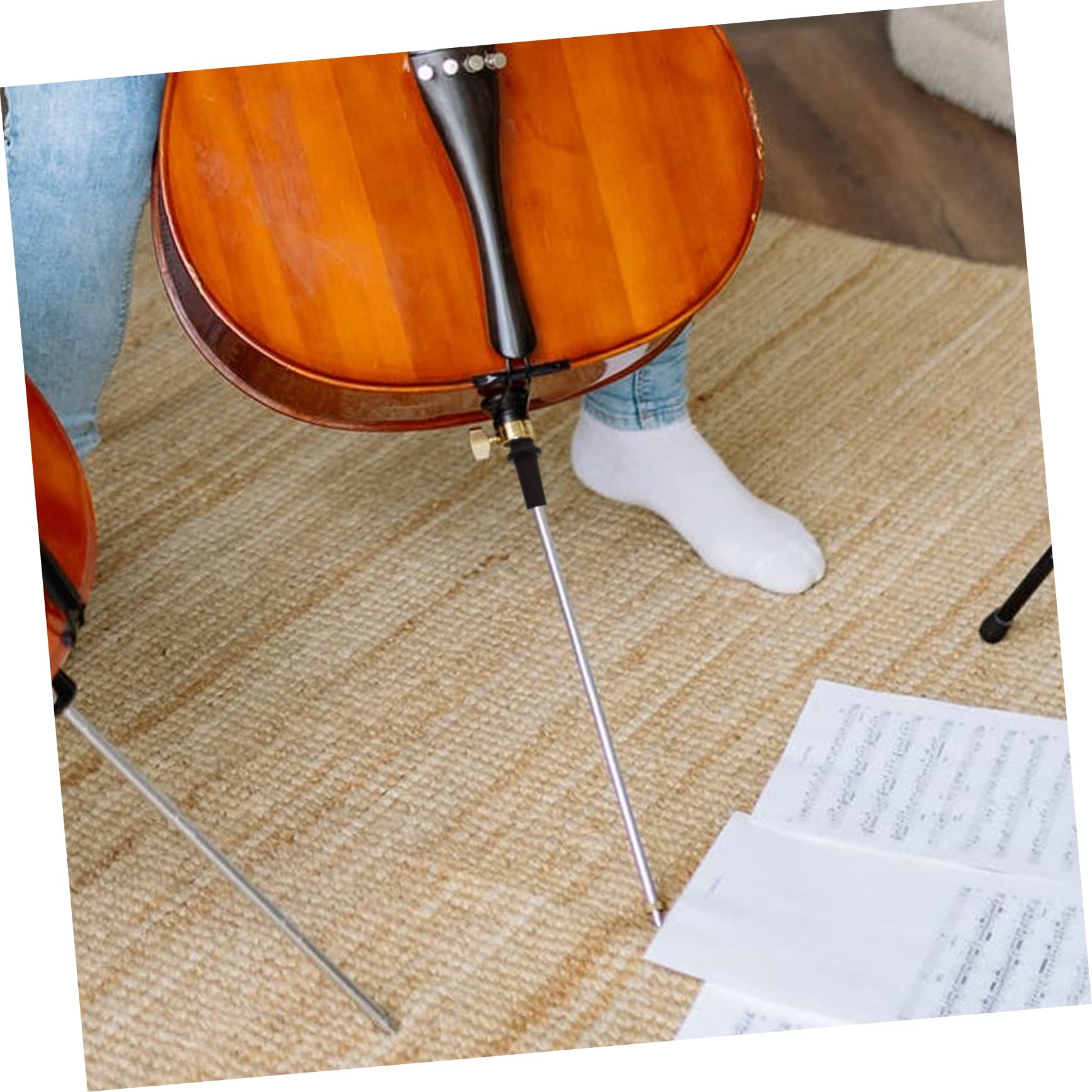 ifundom Cello-Saitenhalter aus Kunststoff, Cello-Stützwerkzeug, spitzes Saitenhalterzubehör.