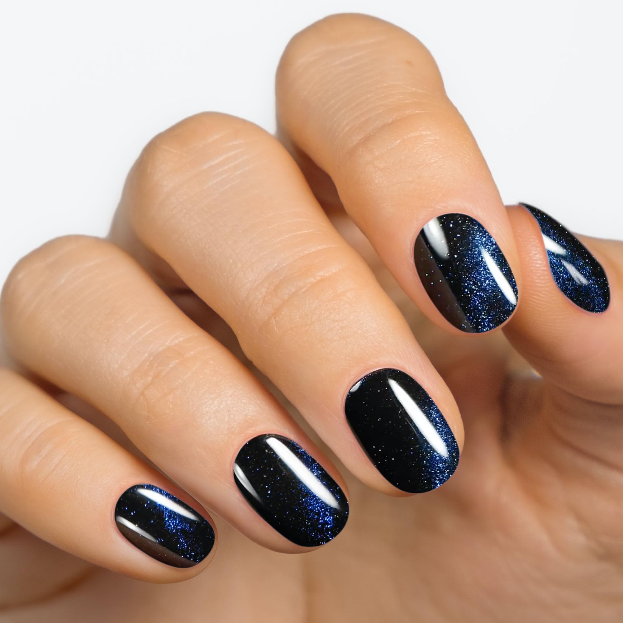 MOYOU LONDON Semi Cured Gel Nail Strips, 20 Pcs. Waterproof Gel Nail Wraps, Cures in Sunlight or UV/LED Lamp - Image 2