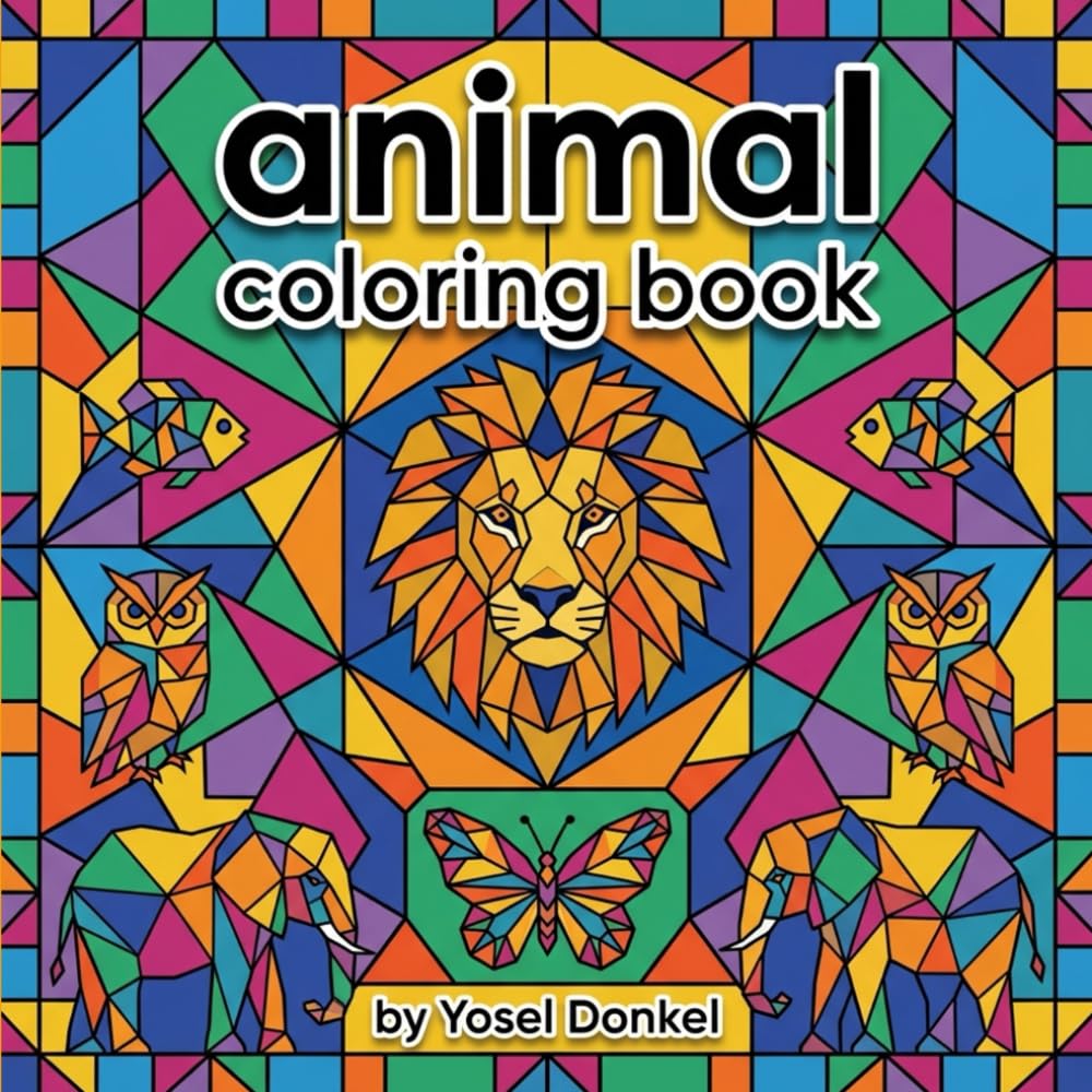 Animal Coloring Book: Cute and Easy Animal Coloring Pages for Relaxation, Creativity, and Fun