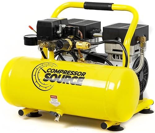Compresores de aire libres de aceite de 2 galones 1 HP portátil mano llevar 110V 125 PSI 4.9 CFM compresor fuente CS750-08