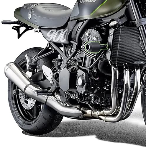 Miniatura 7 de Deslizadores de choque de marco de motocicleta para adaptarse a Kawasaki Z900 Z900 SE Z900RS Z900 RS CAFE Protector de choque del motor (negro)