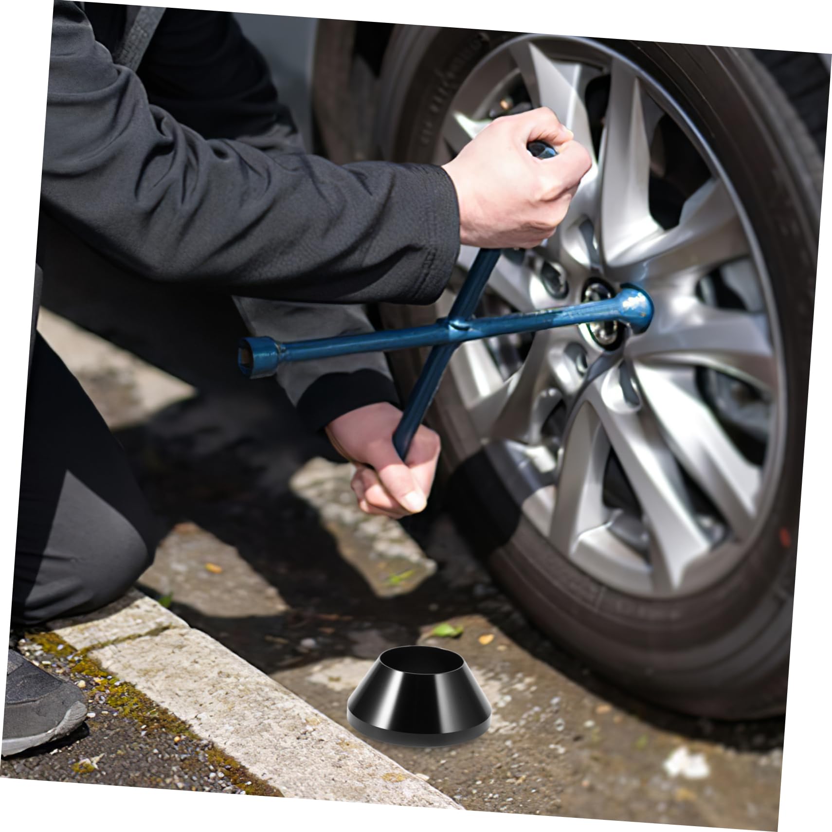 PartyKindom 5pièces Tire Changer Cone Outil De Pour Pneus De Changeur De Pneus Manuel Accessoire De Maintenance Pour Équilibrage De Outil Pratique