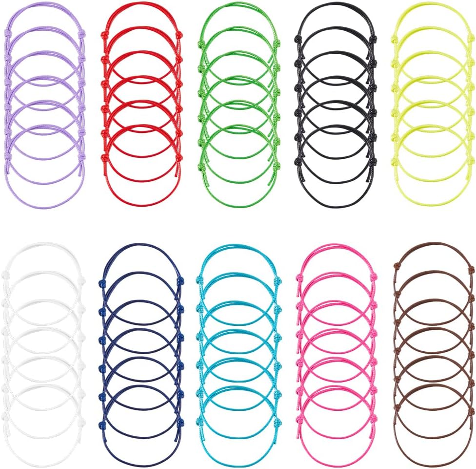 DICOSMETIC Woven Wrap Friendship Bracelet Handmade Braid String Bracelet Adjustable Thread Bracelets Set for Party Birthday Graduation