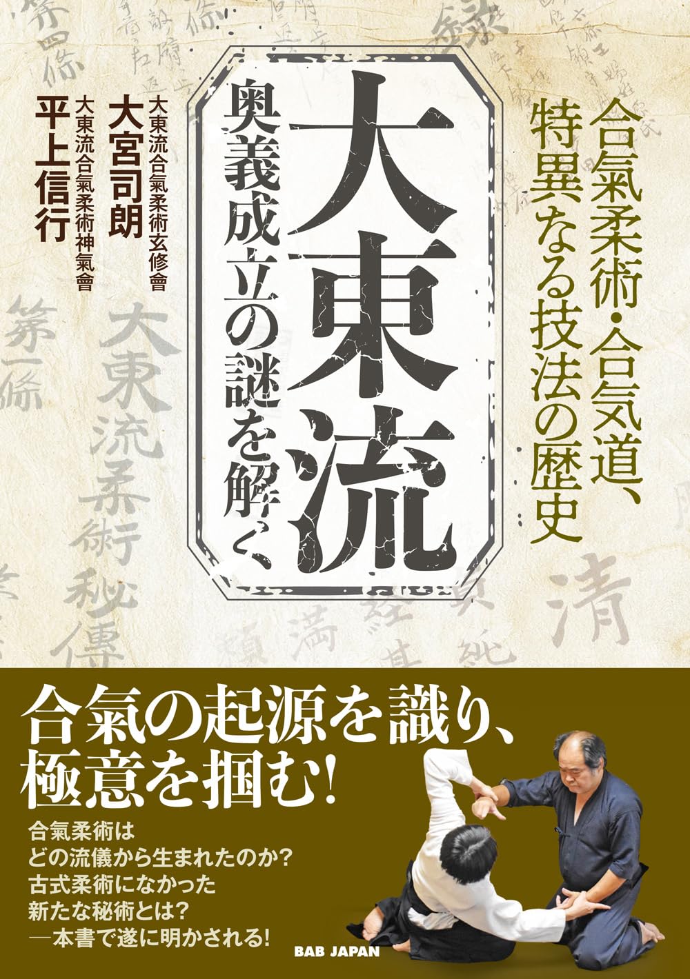 古流柔術　洋書　日本　歴史　武術　Koryu Jujutsu 技法　解説書 大東流 奥義成立の謎を解く 〜合氣柔術・合気道、特異なる技法の歴史