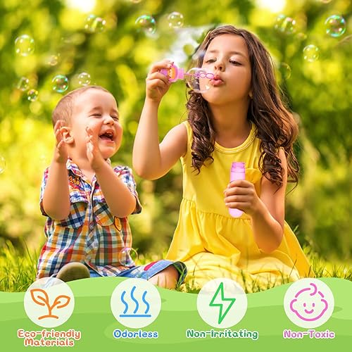 Miniatura 3 de Winrayk 24 piezas de juguetes de burbujas de animales de granja para niños, mini burbujas a granel, regalo de cumpleaños, premio en el aula, San