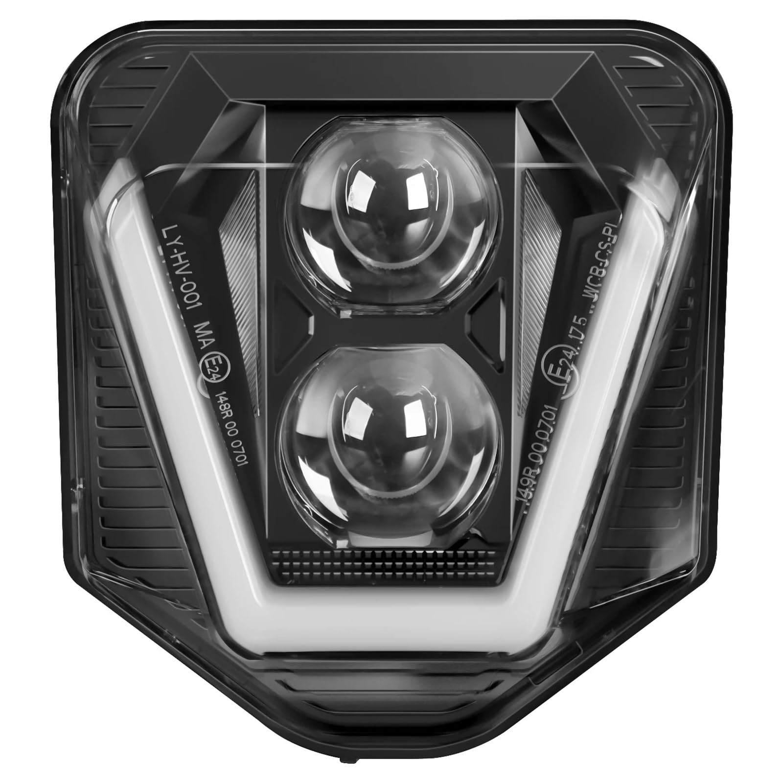 Faro LED Moto Compatible con Husq&varna TE FE TC FC 125 250 300 350 450 501 701 250i 300i faro delantero de motocicleta luz LED
