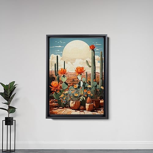 Miniatura 5 de Saguaro Cactus, Desert Wall Art Decor, Travel Poster for Bedroom, Living Room, Office, Bathroom, Gift for California, Arizona, Utah, New Mexico