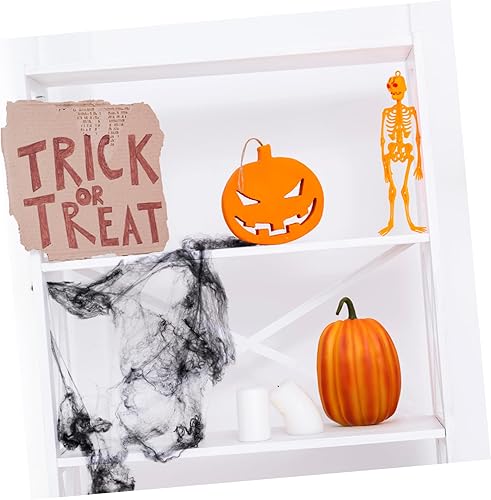 Miniatura 9 de HOMSFOU Calabaza artificial de resina de calabaza artificial de Acción de Gracias, calabaza falsa, naranja, centros de mesa rústicos, accesorios de