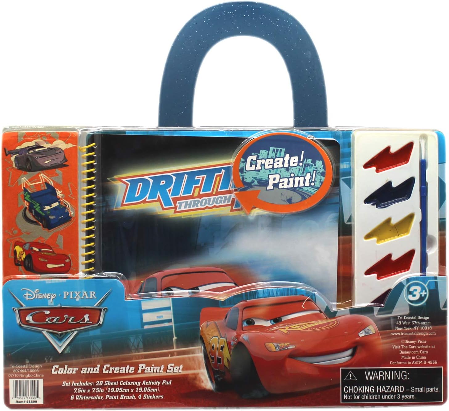 Amazon 水彩絵の具セット ディズニー ピクサーの車 街のドリフト 色 創造 おもちゃ おもちゃ