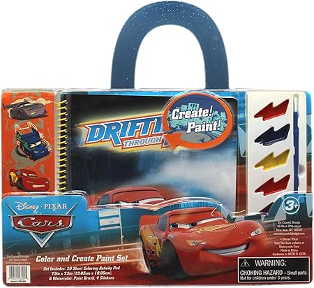 Amazon 水彩絵の具セット ディズニー ピクサーの車 街のドリフト 色 創造 おもちゃ おもちゃ