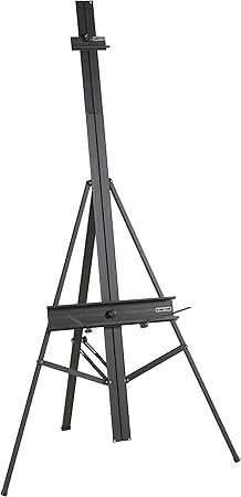 Martin Universal Design Torino Aluminum Artist Easel, Black