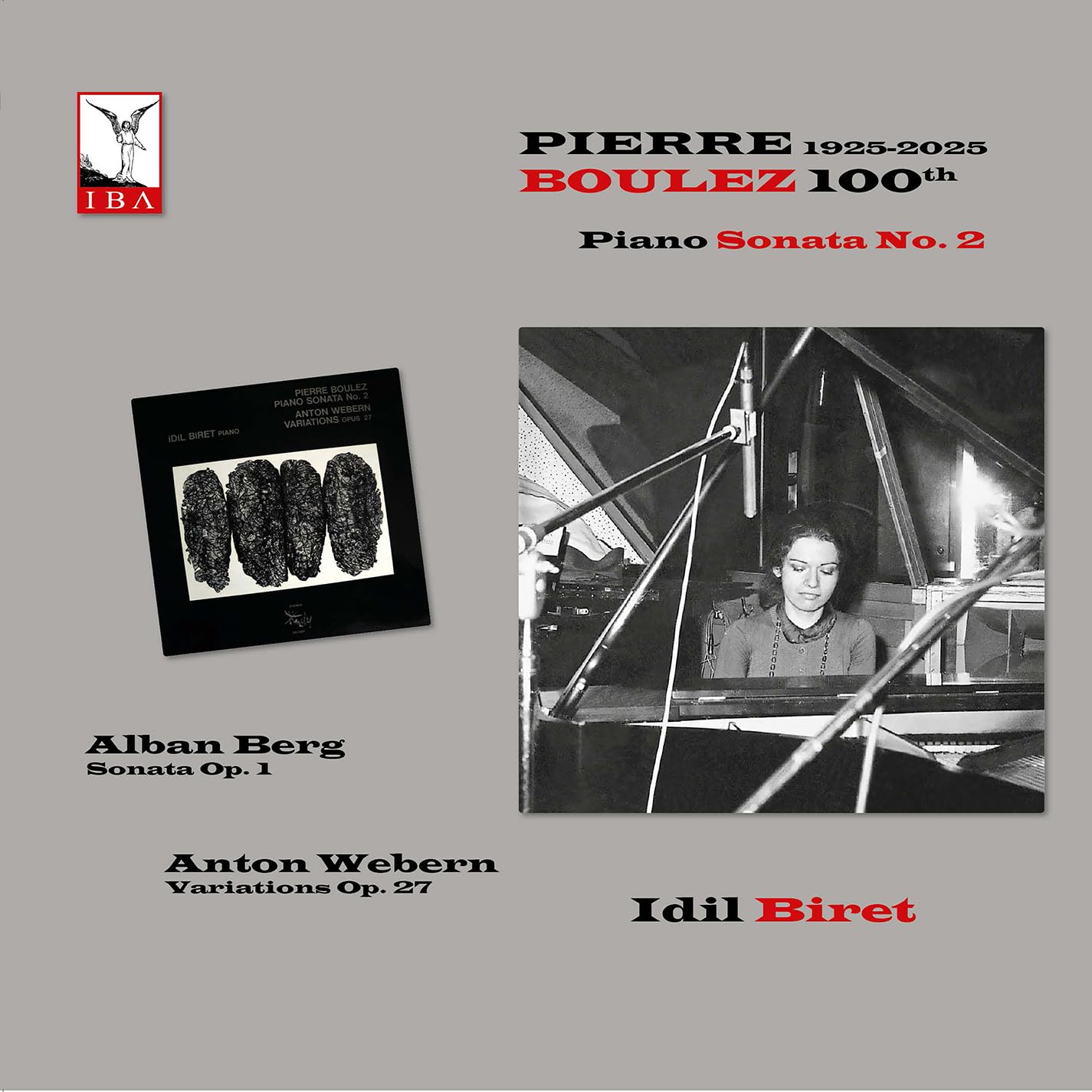 Pierre Boulez 100th Anniversary, 1925-2025 - Piano Sonata No. 2; Alban Berg: Sonata Op. 1; Anton Webern: Variations Op. 27 [VINYL]