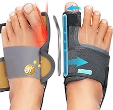TENICORE Orthèse Hallux Valgus Corrective Séparateur d'Orteil Ecarteur Orteil pour Femme et Homme Correcteur Hallux Valgus Redresseur Orteil 1 Paire